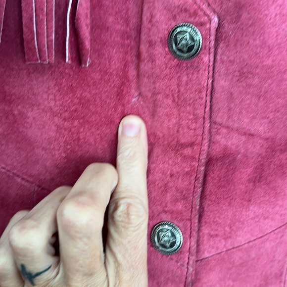 Vintage Tillman suede vest with fringe - Picture 8 of 8